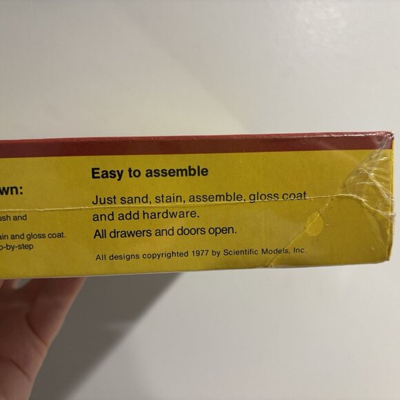 RealLife Miniatures Wood Furniture Kit Heritage Series Victorian Bath Kit #197 - Picture 9 of 11